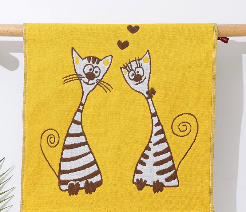Funky Cats Kitchen Towel