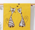 Funky Cats Kitchen Towel
