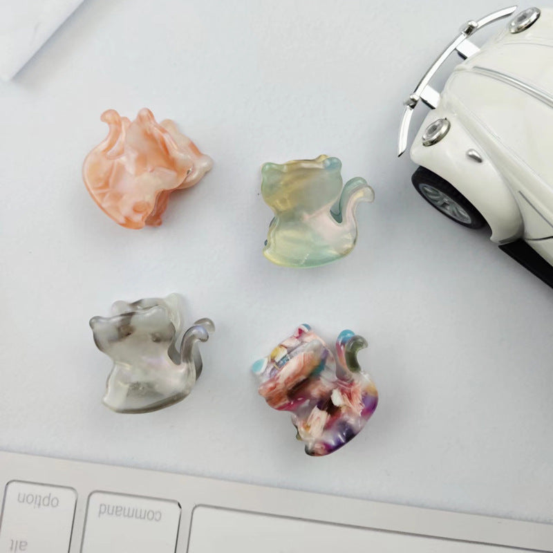 Hand-painted Cat Hair Clip