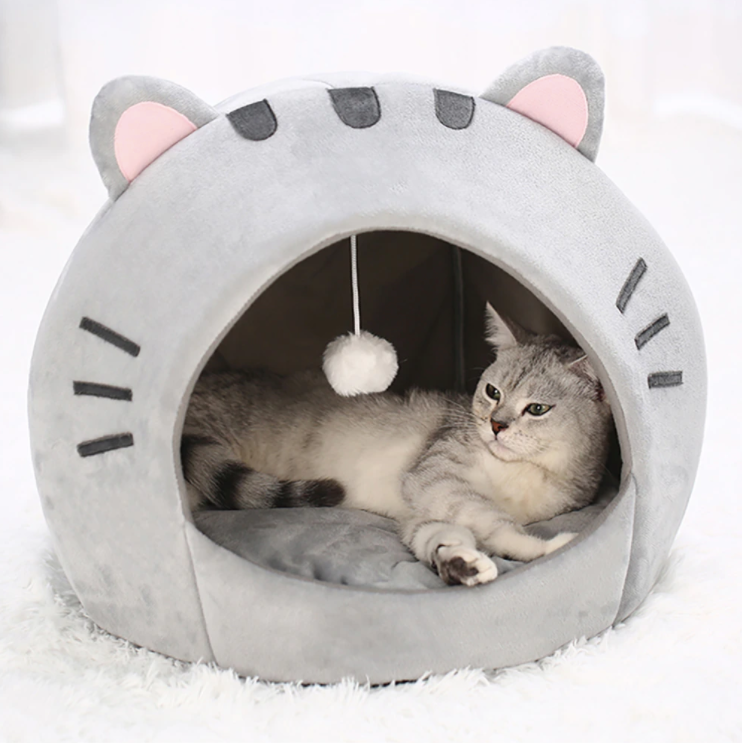 Purrfect Hideaway Cat Bed