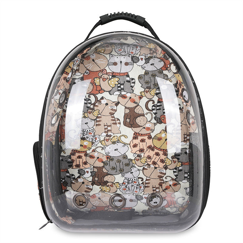 Clear Cat and Dog Carrier Backpack