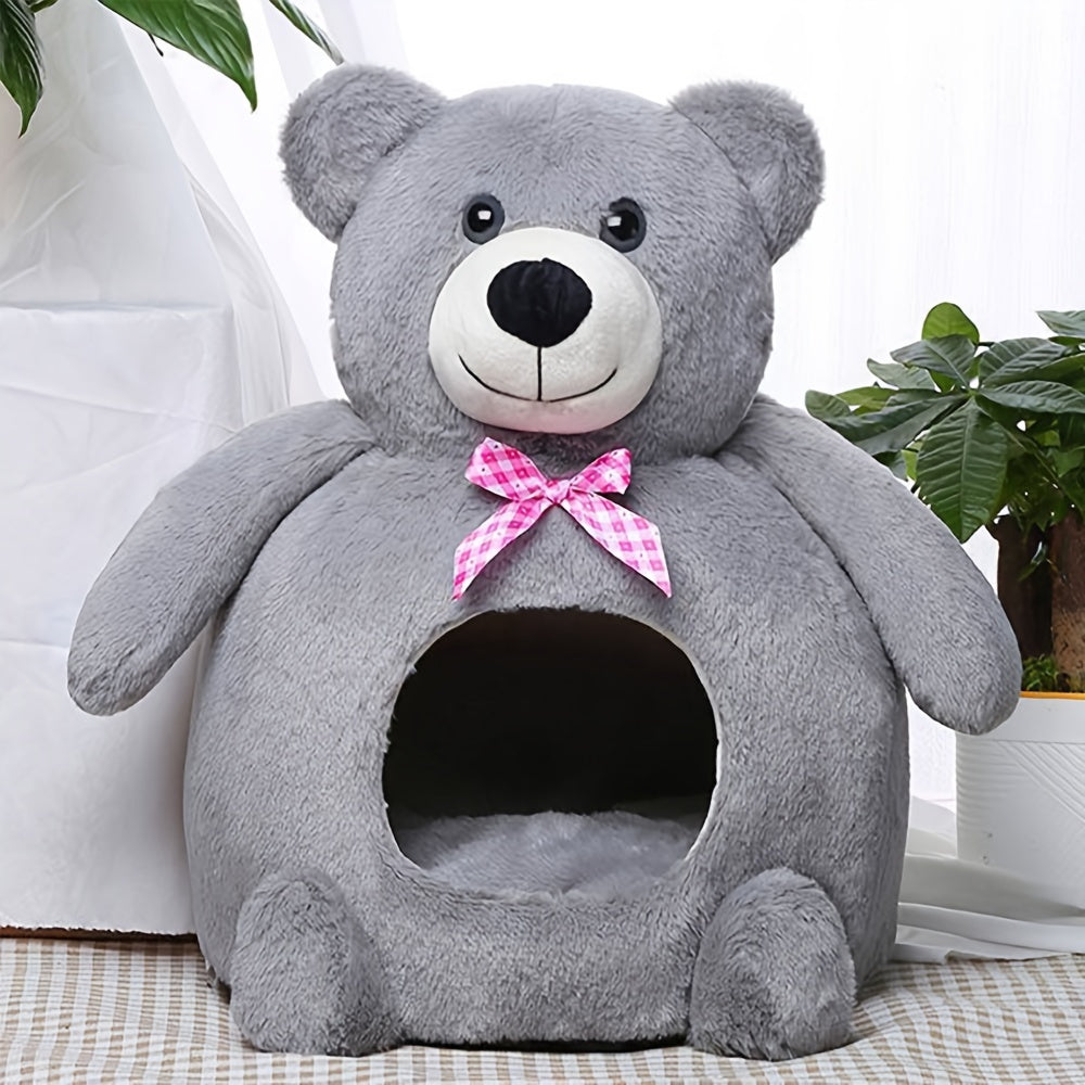 Teddy Bear Bed for Cats and Dogs