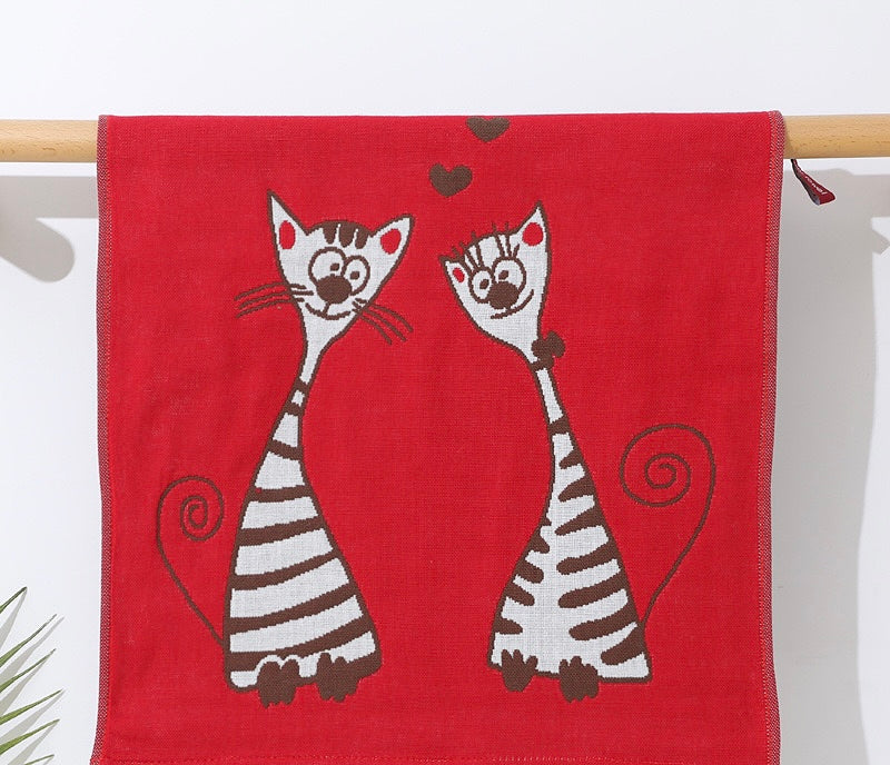 Funky Cats Kitchen Towel