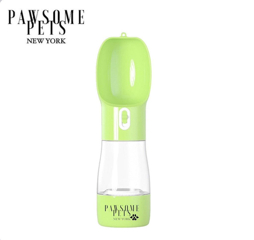 2 In 1 Portable Pet Feeder - Green