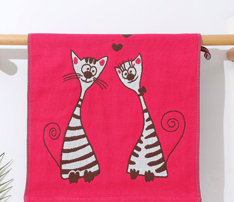 Funky Cats Kitchen Towel