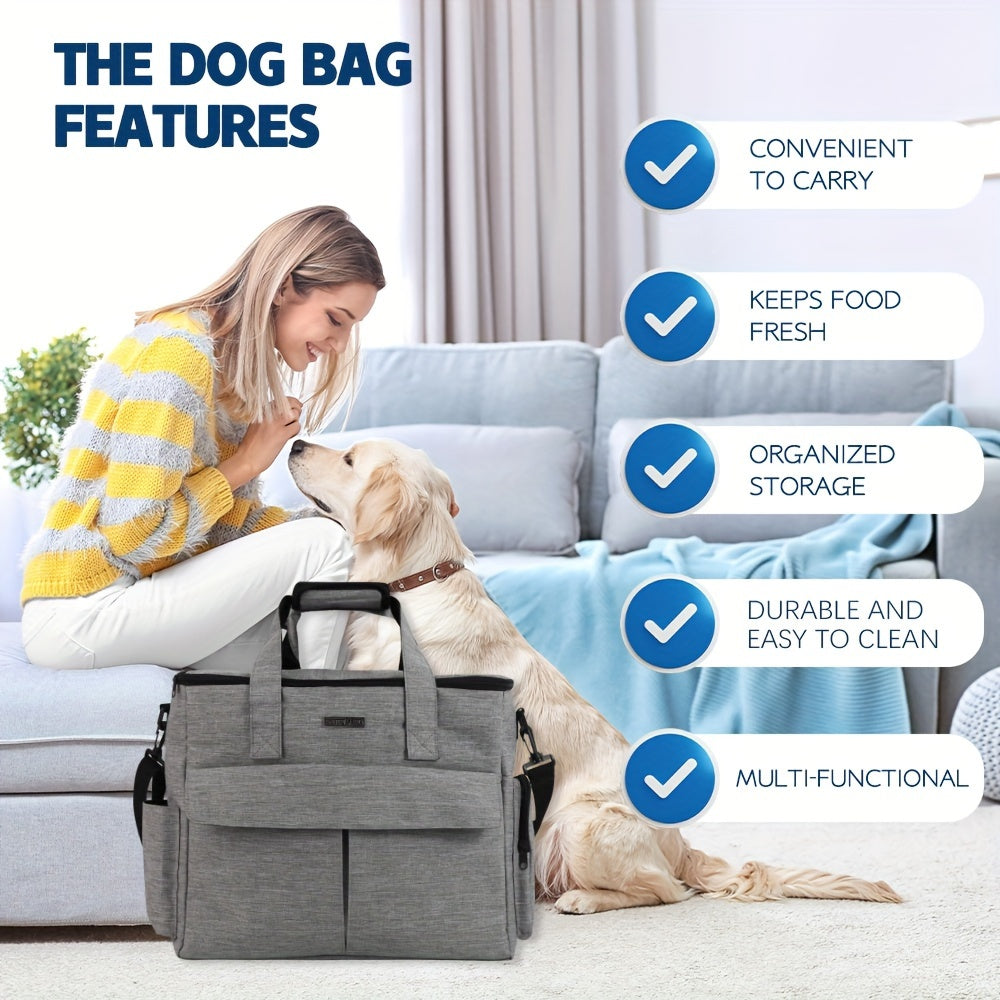Pet Travel Bag - Airline Approved with Bowls & Containers