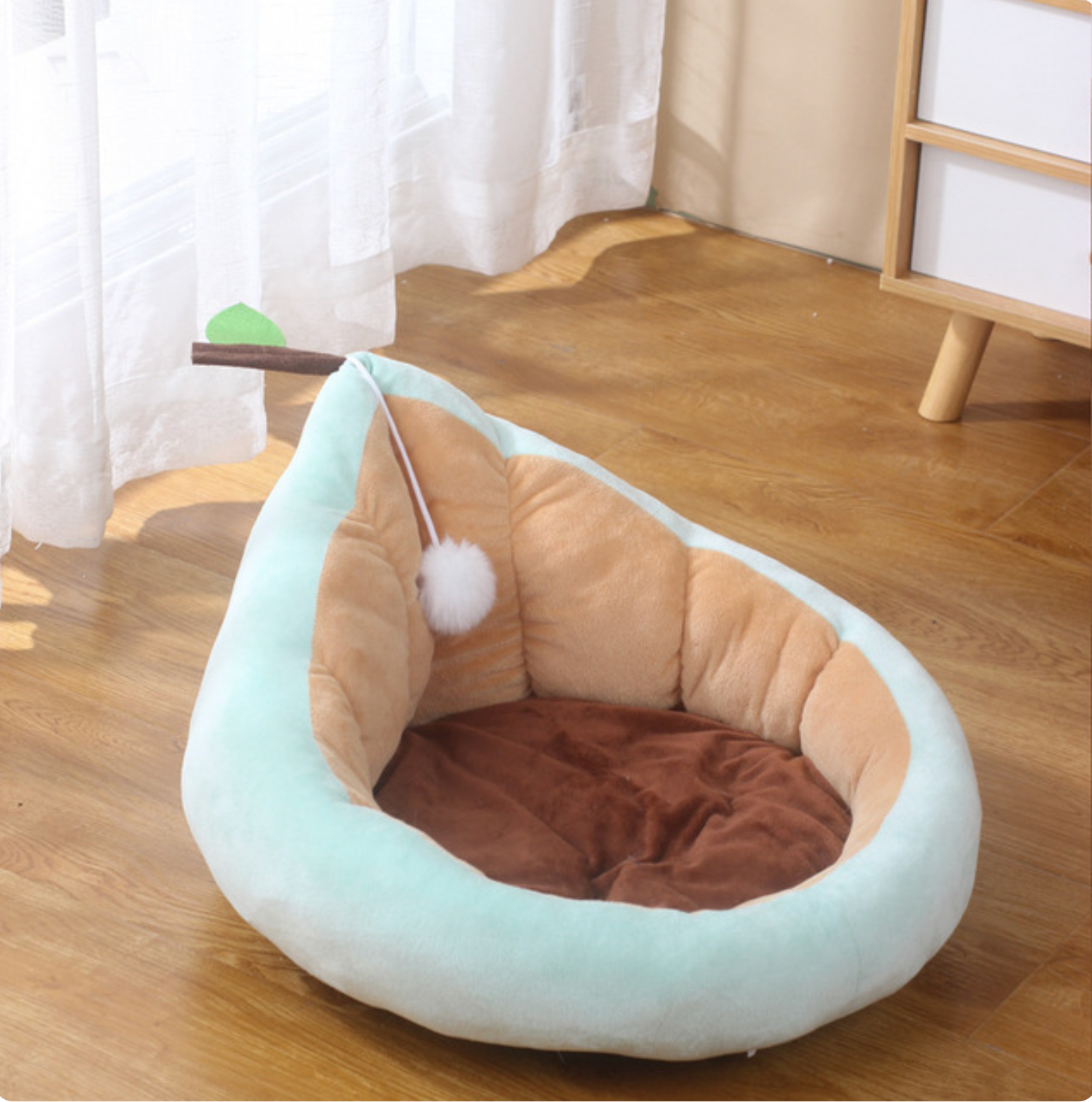 Pear-Shaped Supreme Comfort Pet Bed