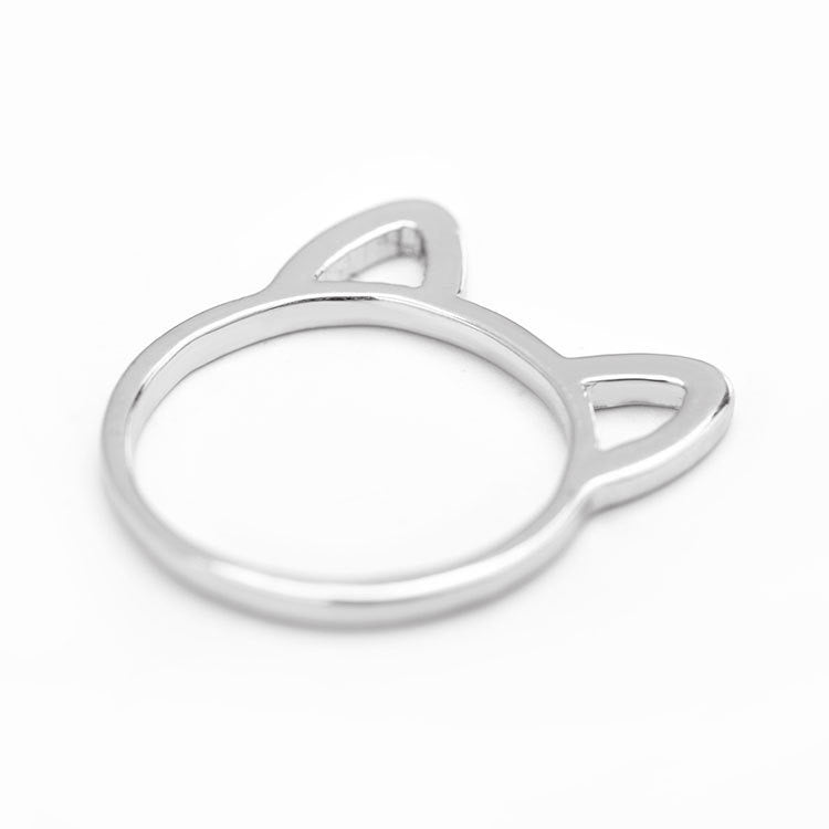 Adjustable Cat Ears Ring