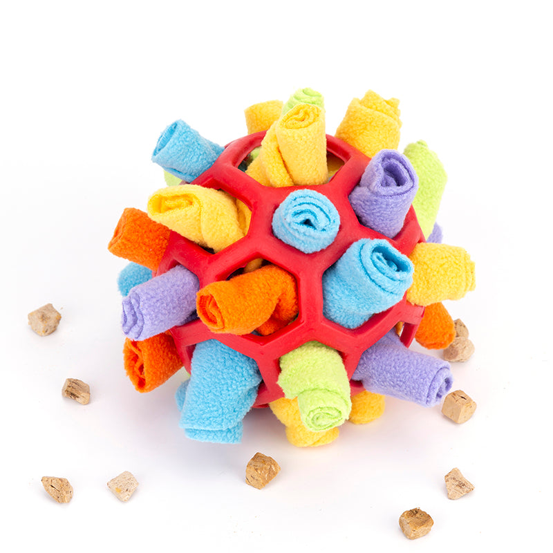 Interactive Pet Dog Sniff and Snack Puzzle Ball