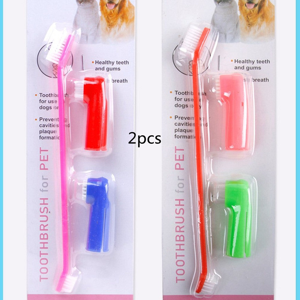 Pet Dental Care Brush Set