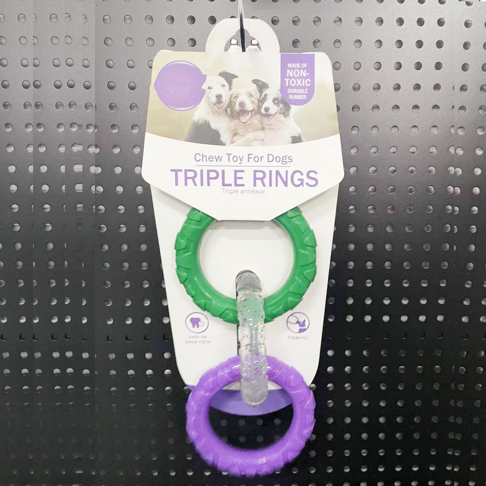 Triple Ring Dog Chew Toy