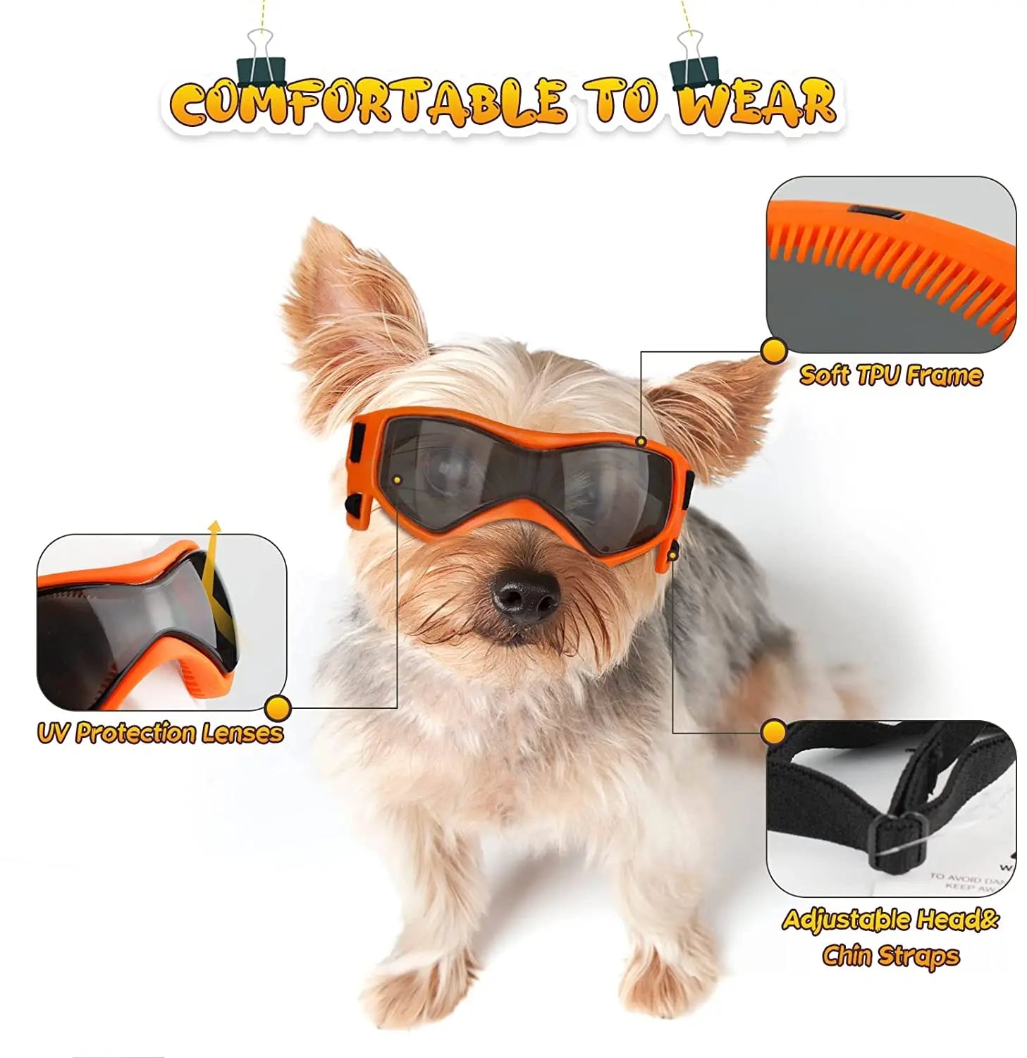 Protective Goggles for Small or Medium Breeds