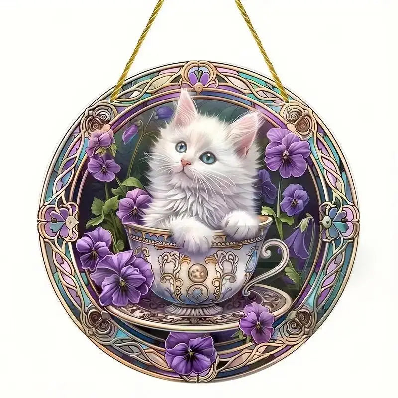 Purrfect Cat Suncatcher