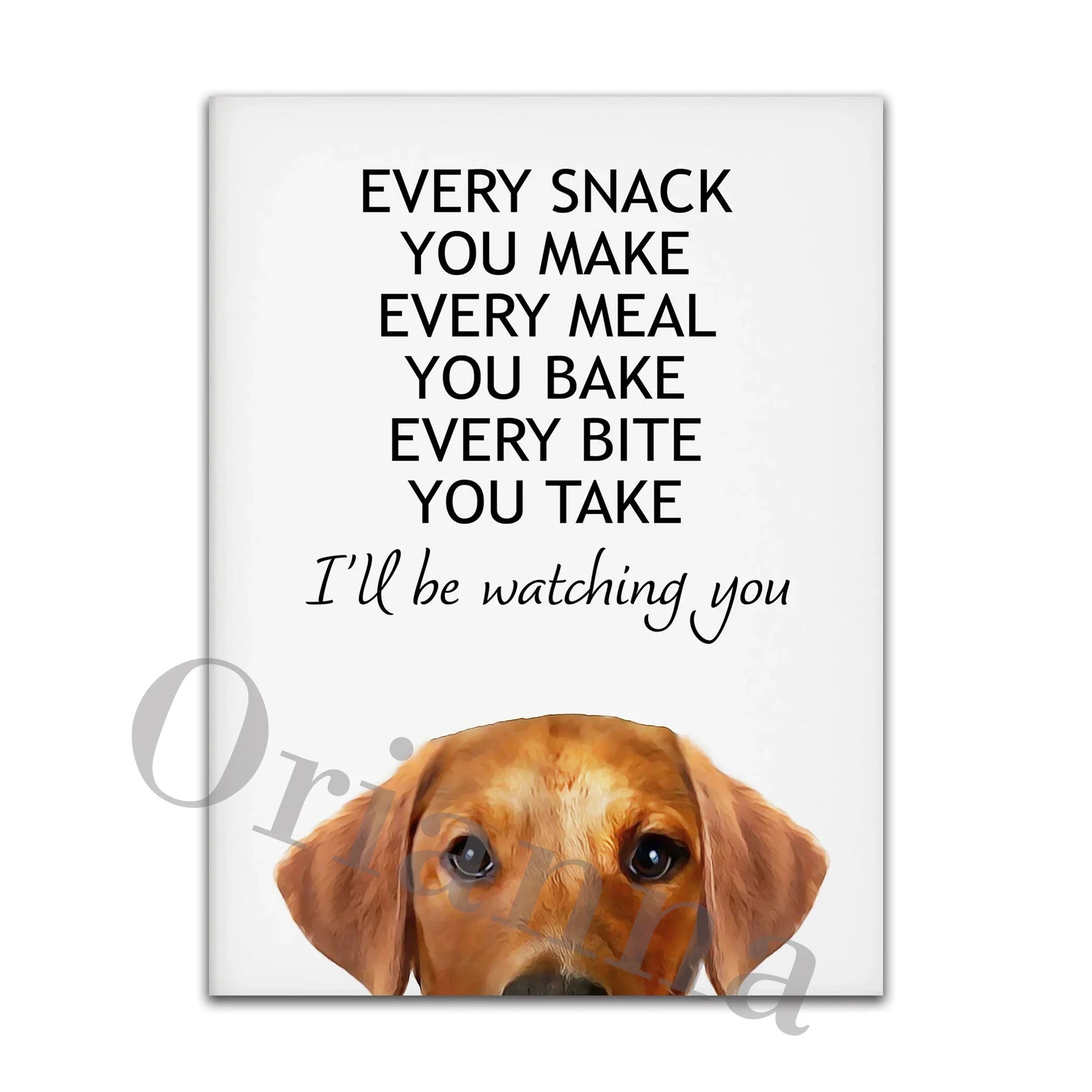 Dog Rules Unframed Canvas Prints