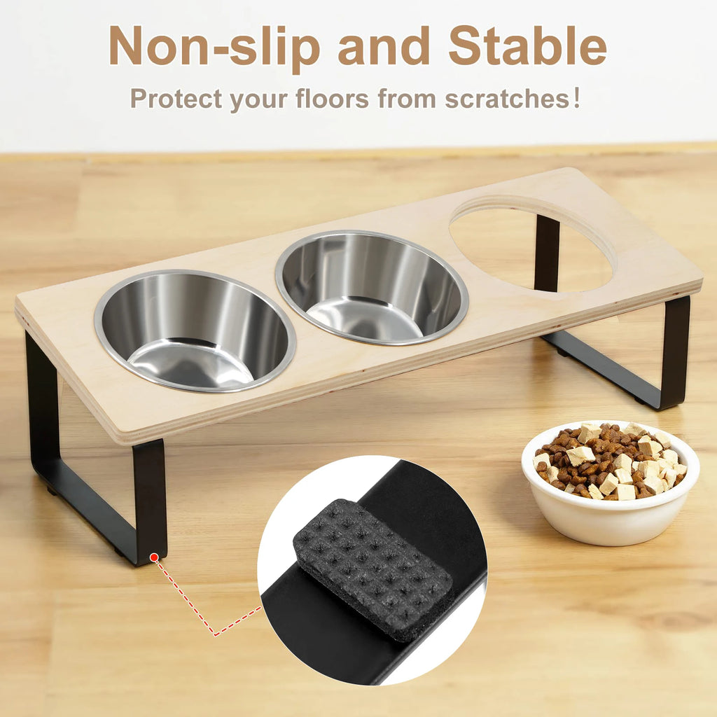 Ergonomic Pet Feeding Station