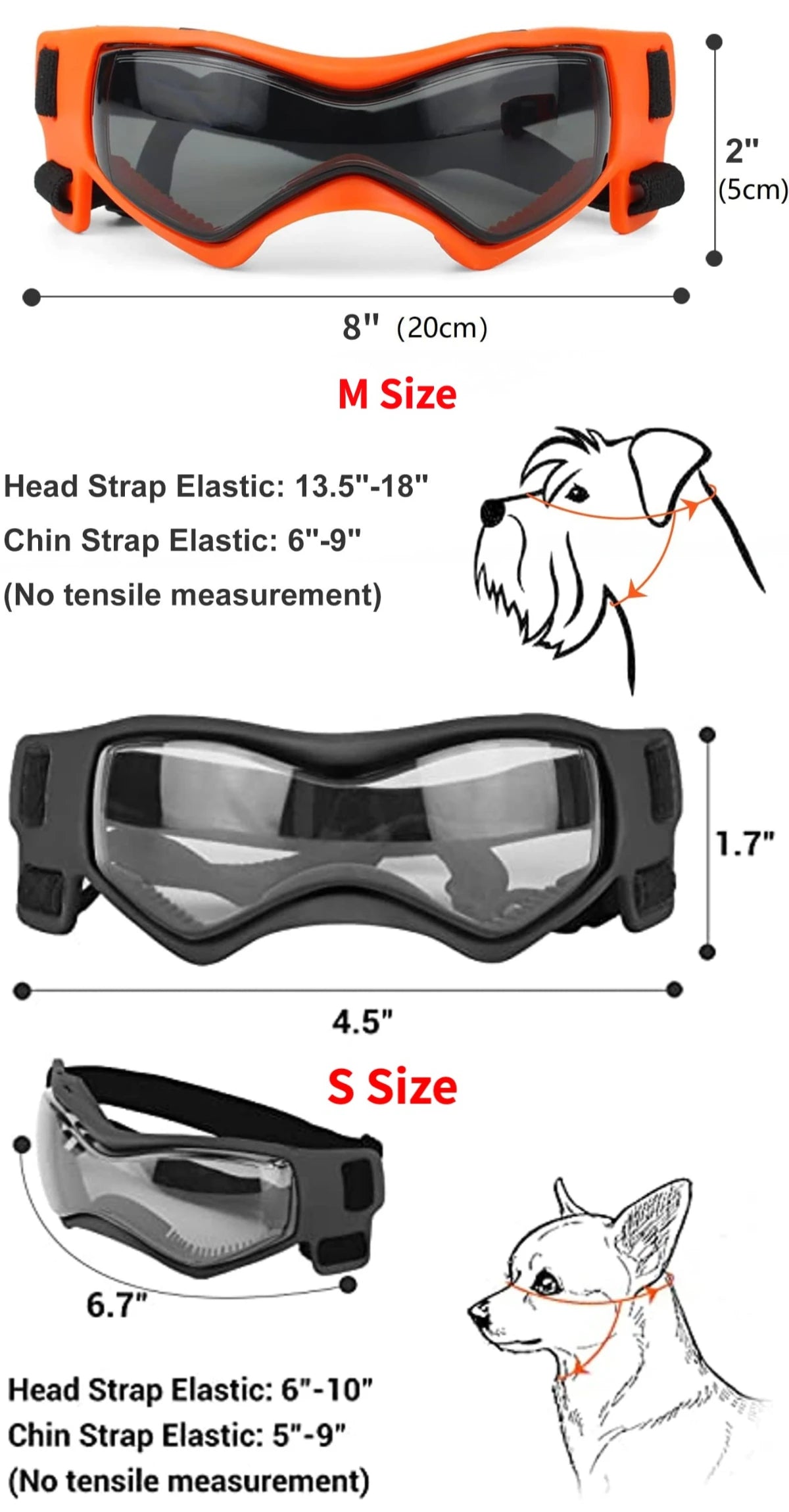Protective Goggles for Small or Medium Breeds