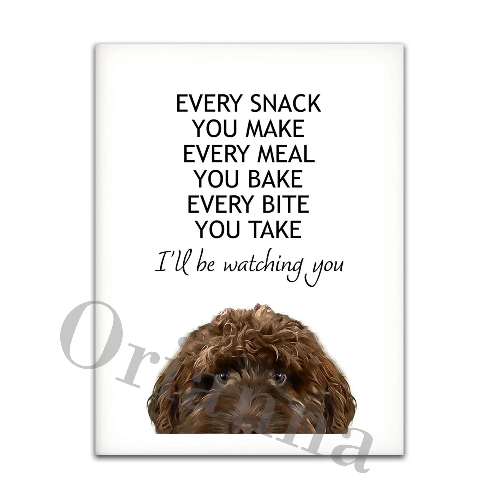 Dog Rules Unframed Canvas Prints