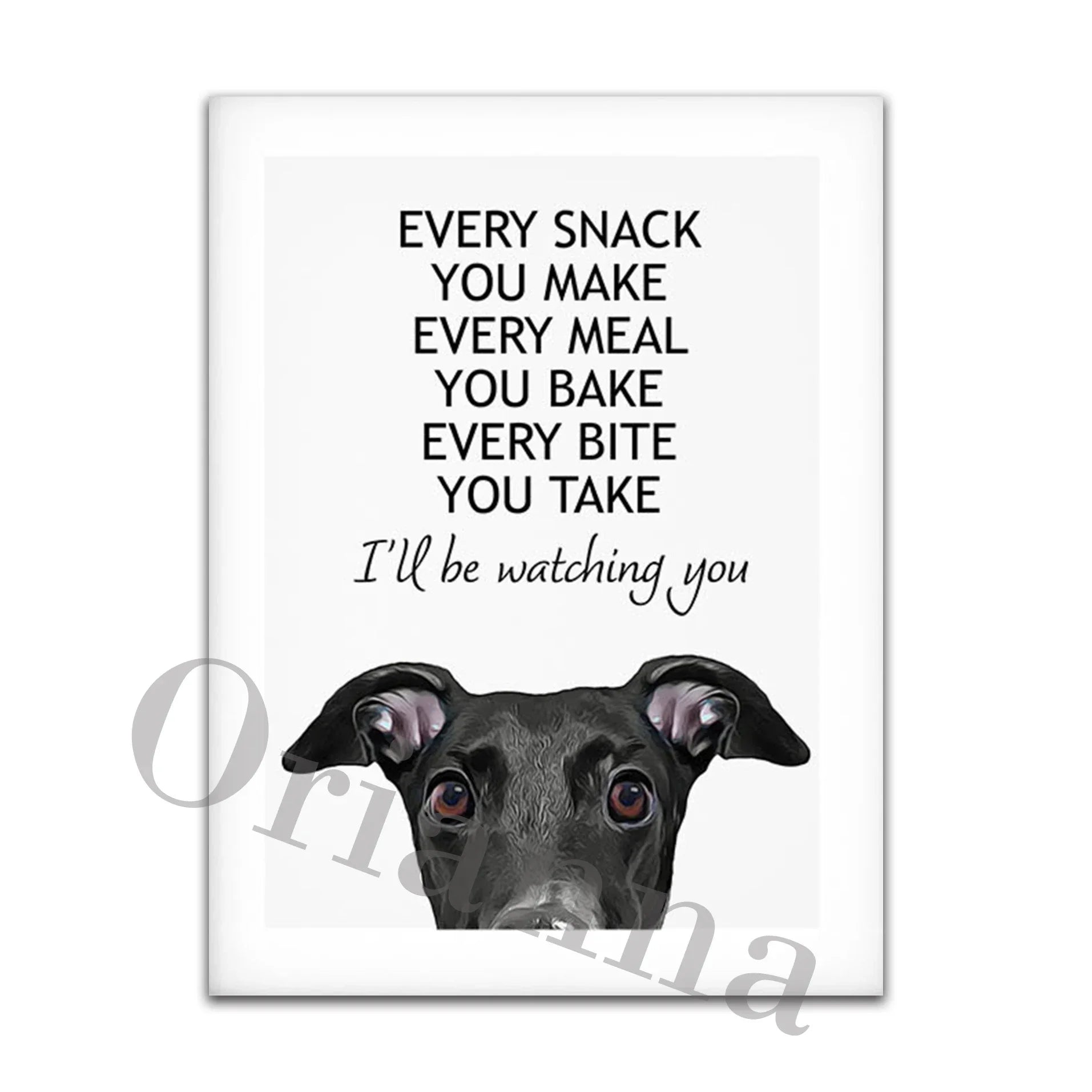 Dog Rules Unframed Canvas Prints