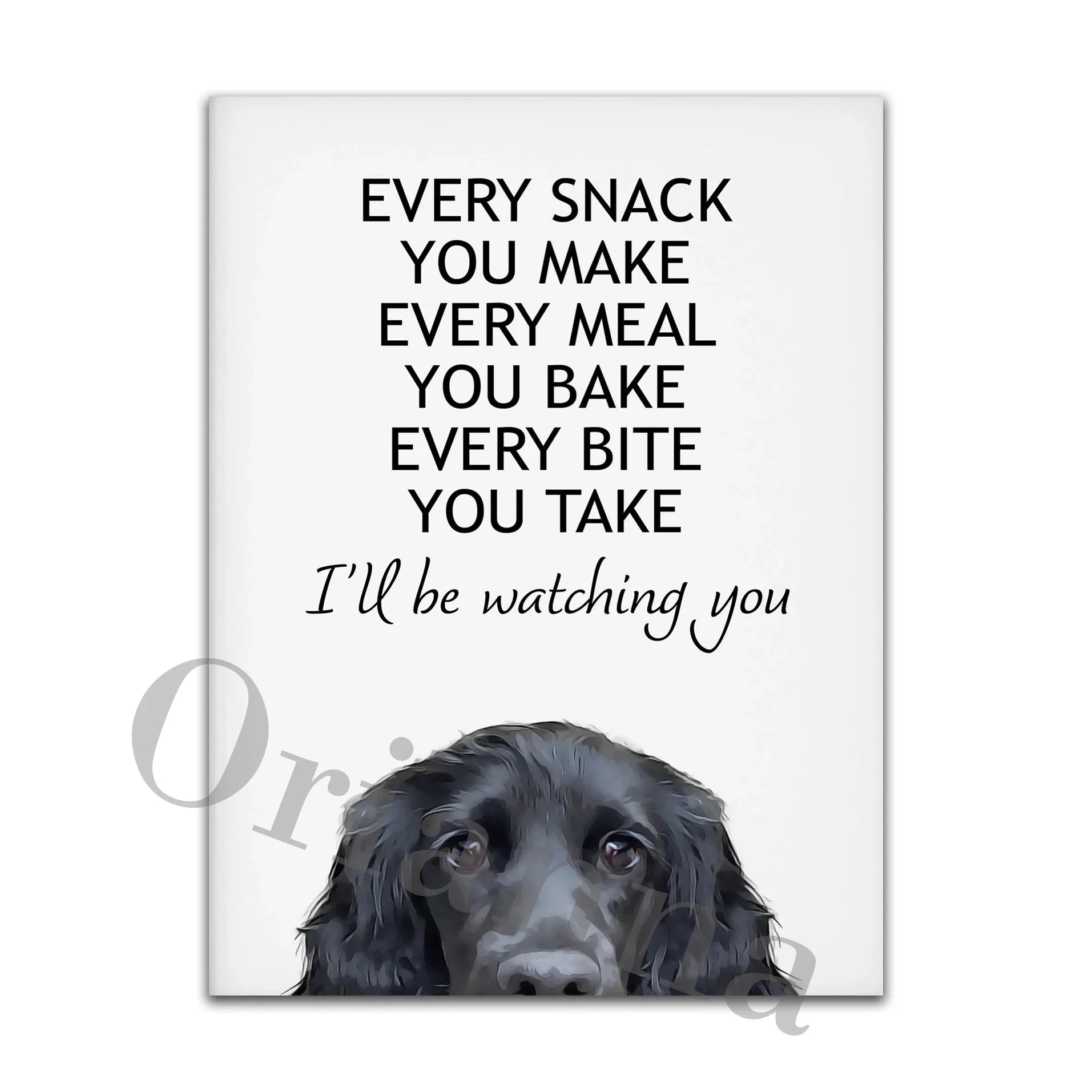 Dog Rules Unframed Canvas Prints