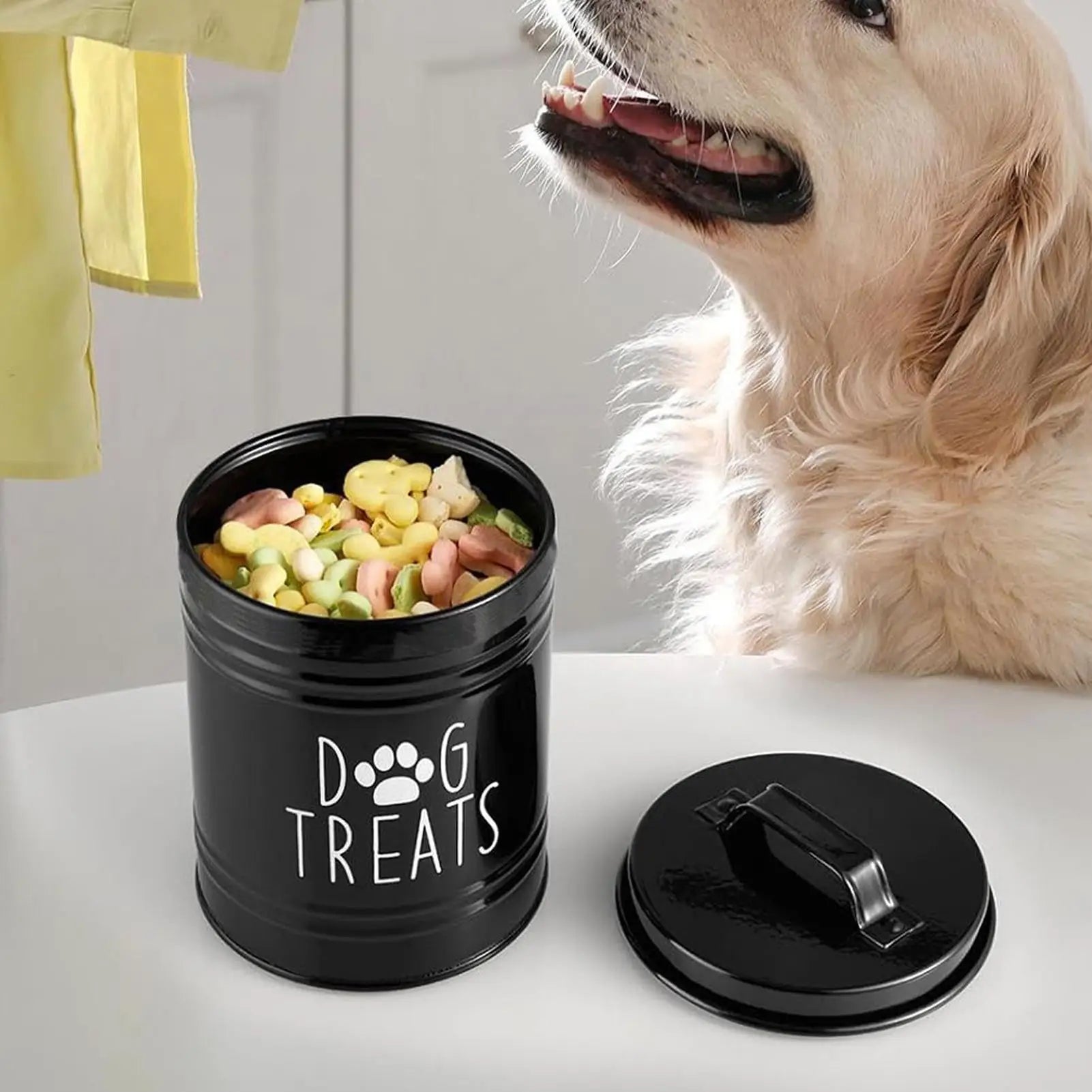 Metal Airtight Dog Food Storage Container