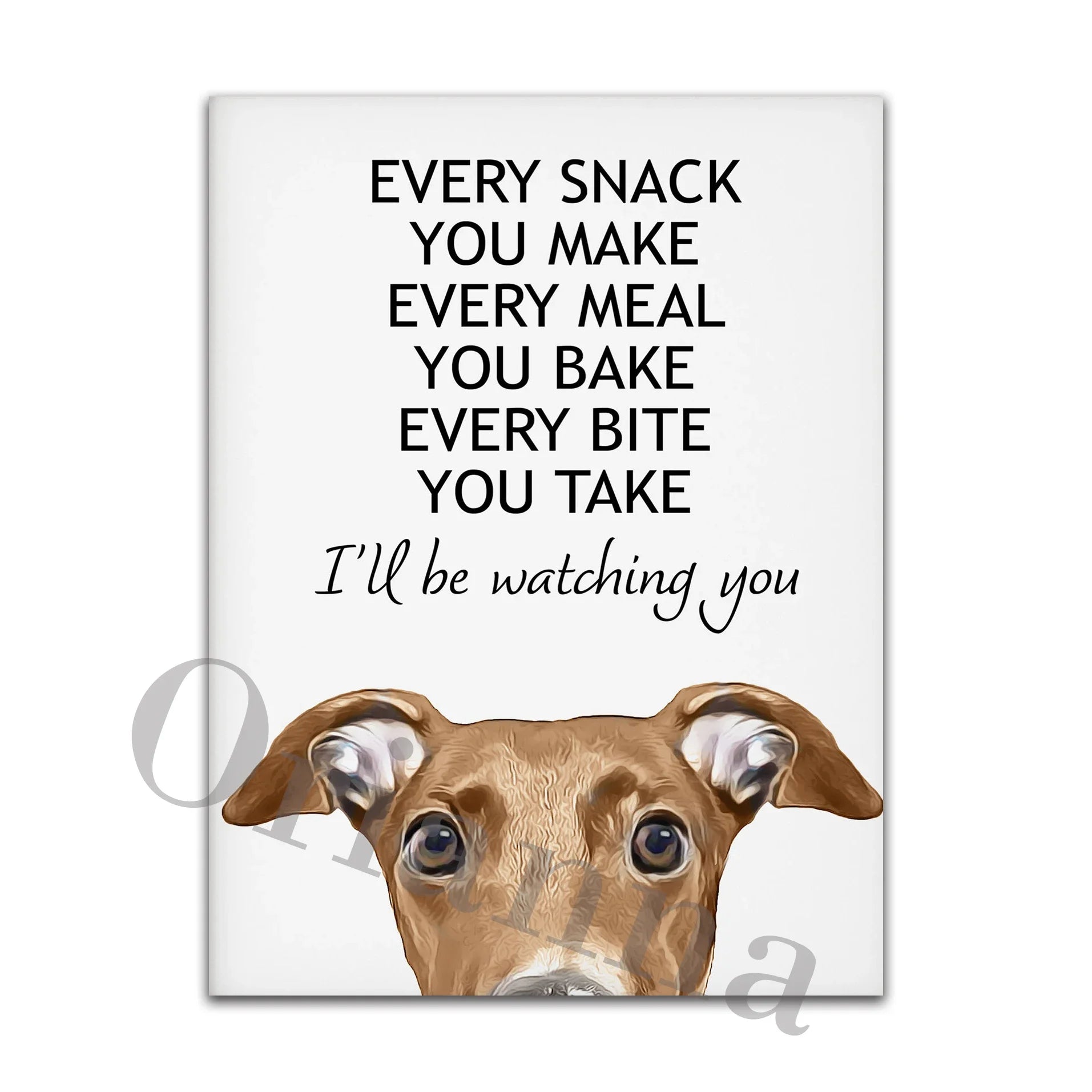 Dog Rules Unframed Canvas Prints