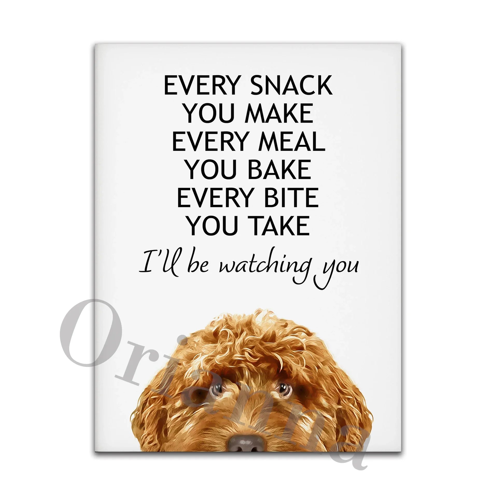 Dog Rules Unframed Canvas Prints