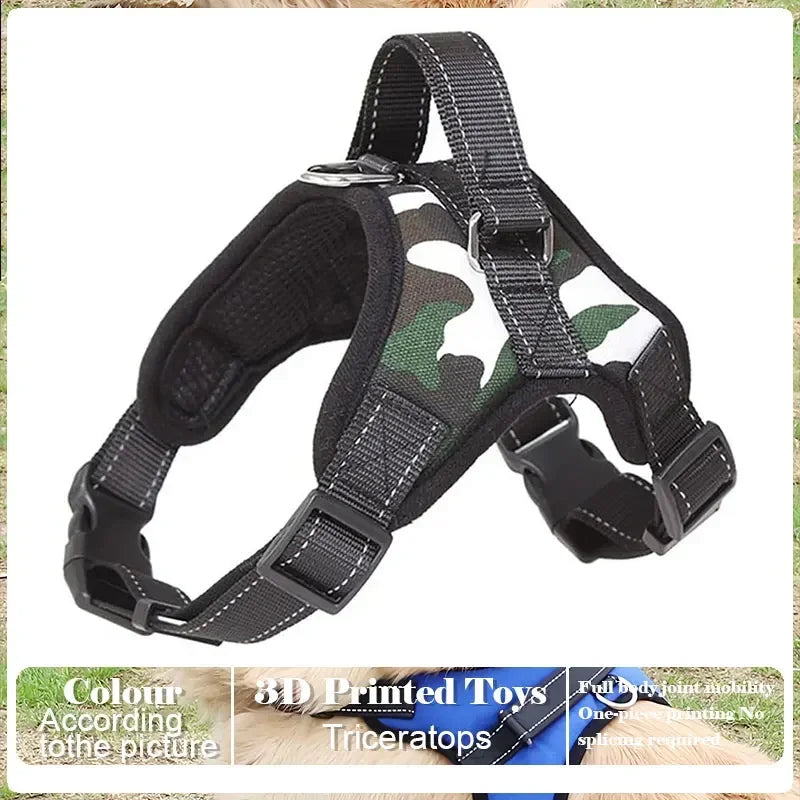 No Pull Adjustable Dog Harness And Leash Set