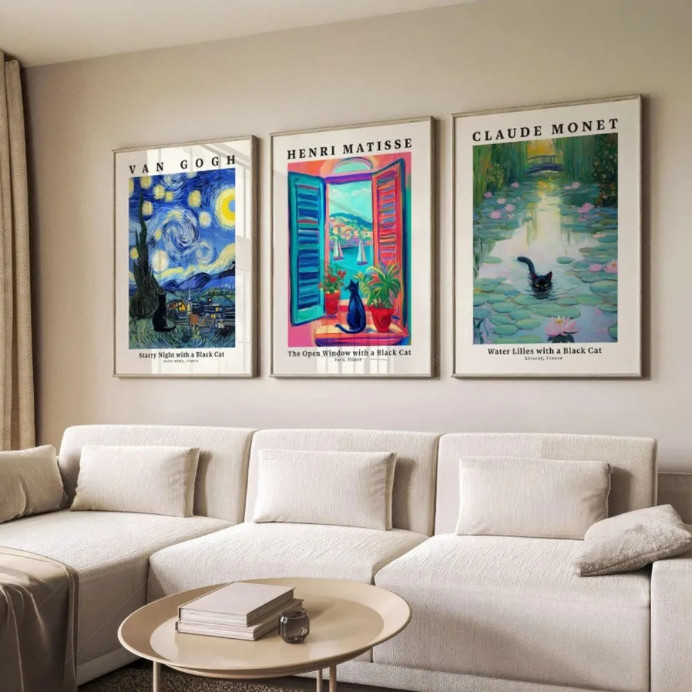 Midnight Muse: Black Cat Masterpiece Trio