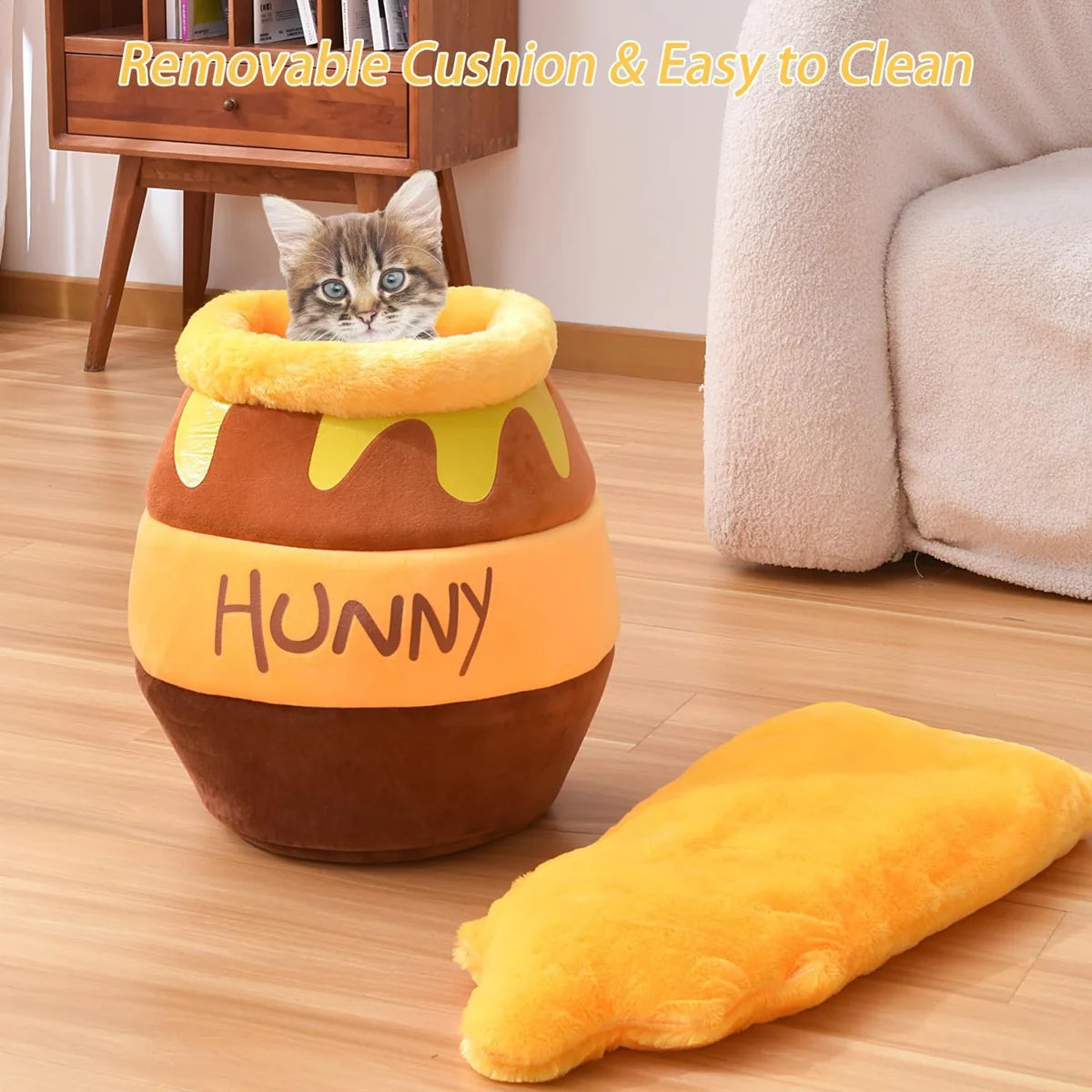 Honey Pot Cat Sleeping Bag Bed