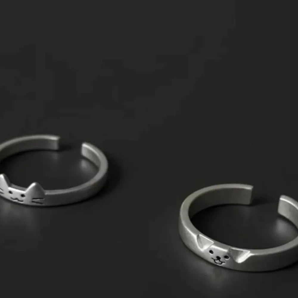 Cat and Dog Stackable Rings