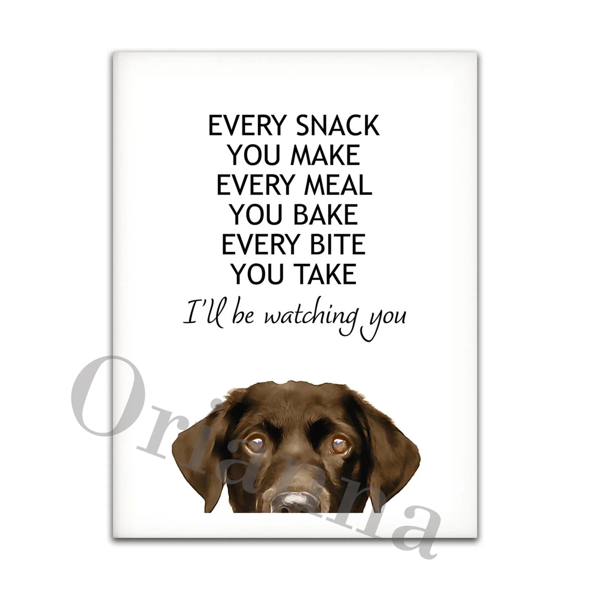 Dog Rules Unframed Canvas Prints