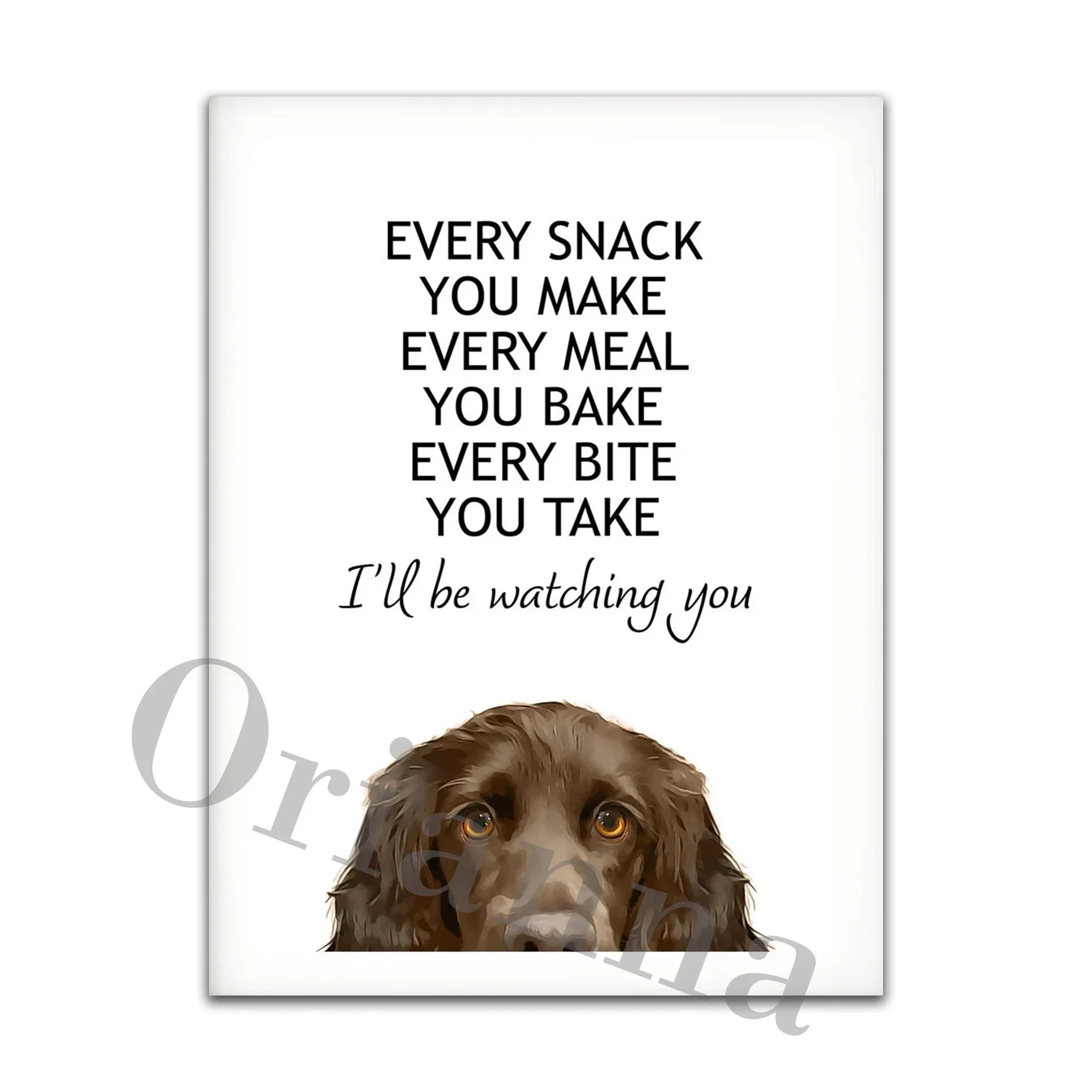 Dog Rules Unframed Canvas Prints
