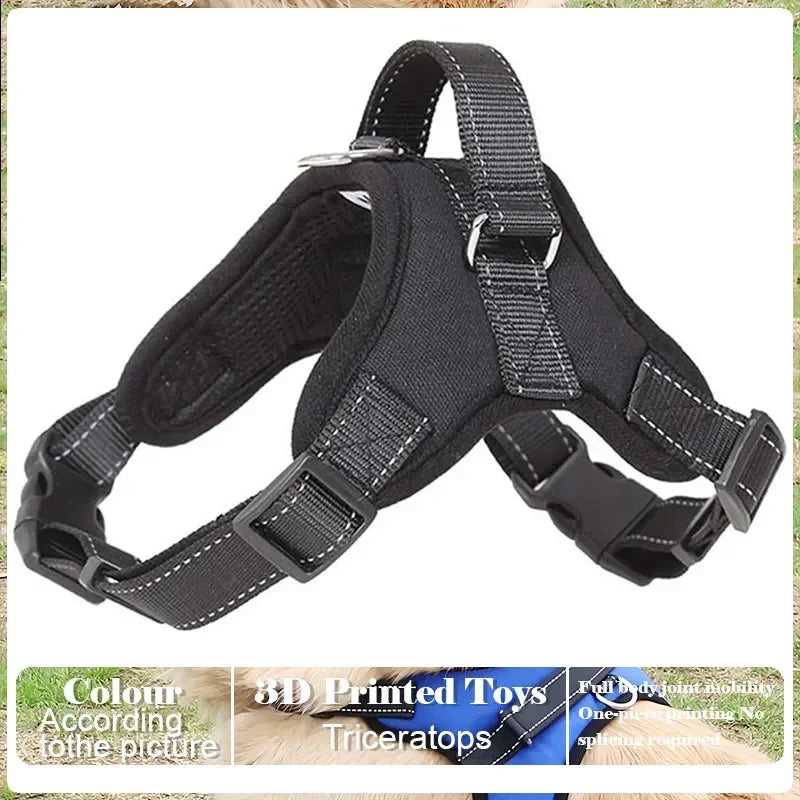 No Pull Adjustable Dog Harness And Leash Set
