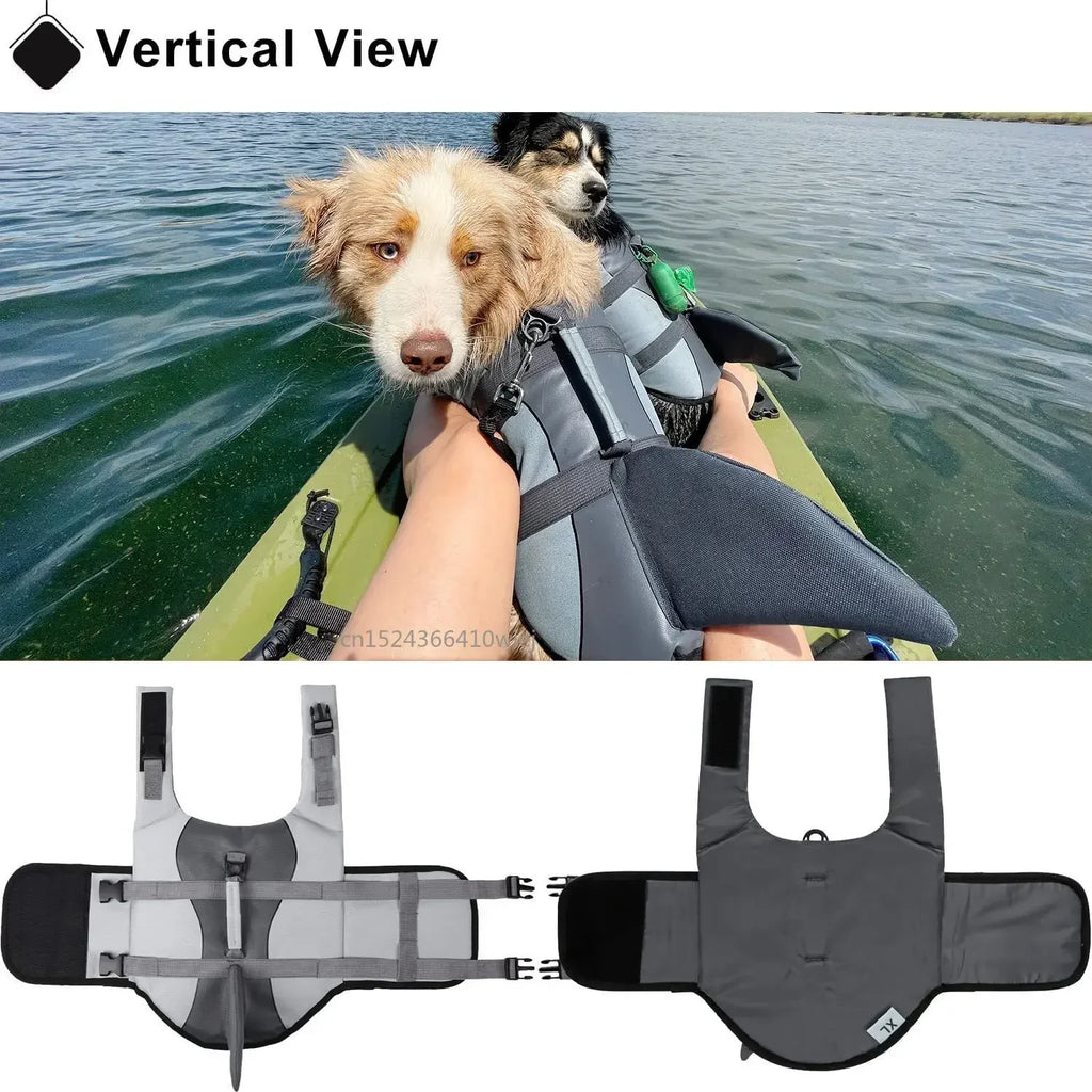 Shark Dog Life Jacket Enhanced Buoyancy Vest