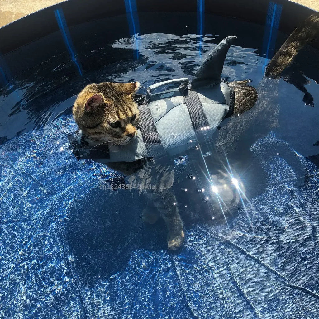 Shark Dog Life Jacket Enhanced Buoyancy Vest