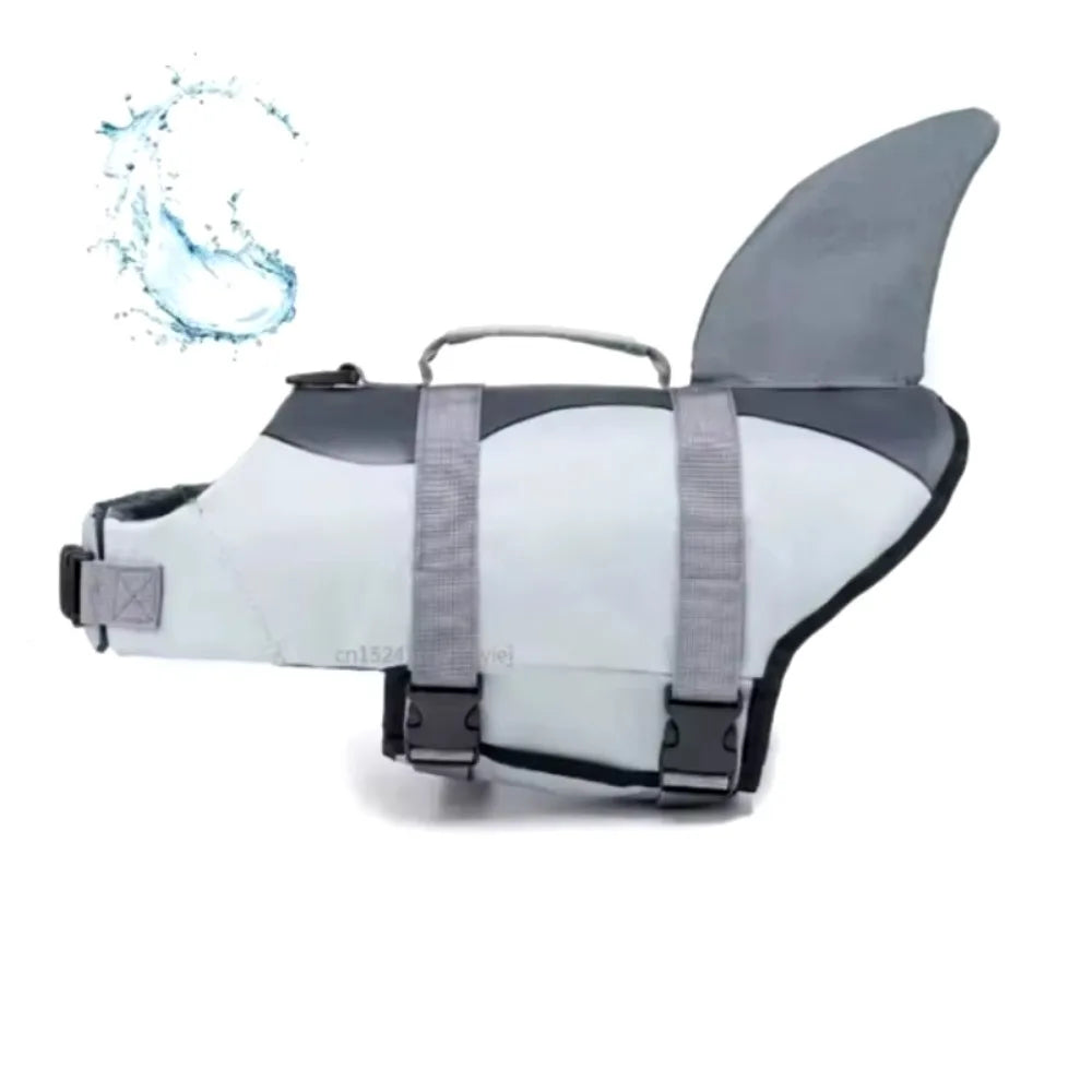 Shark Dog Life Jacket Enhanced Buoyancy Vest
