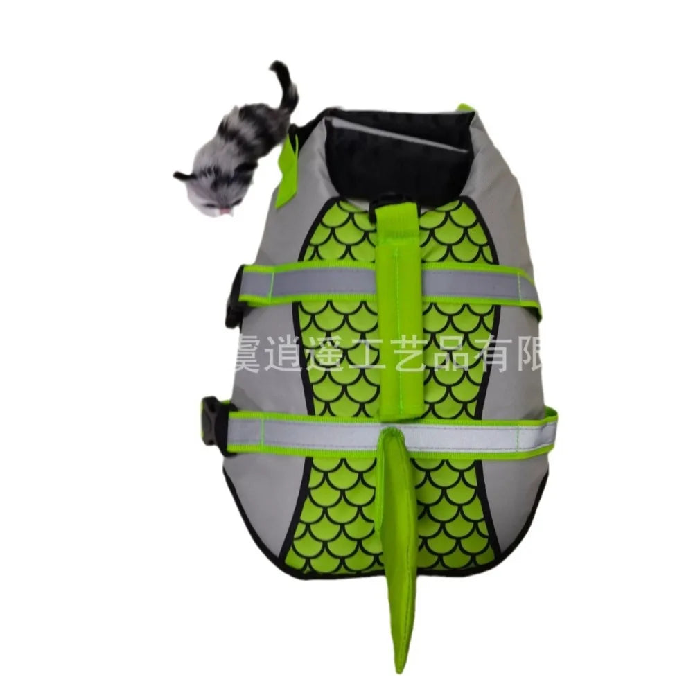 Shark Dog Life Jacket Enhanced Buoyancy Vest