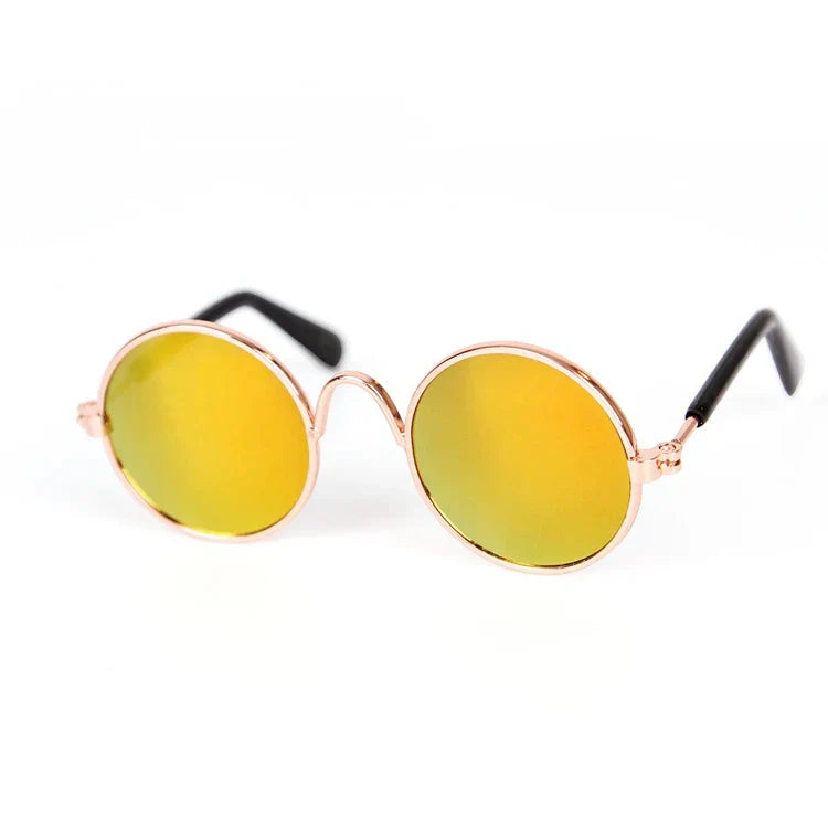 Vintage Round Pet Sunglasses