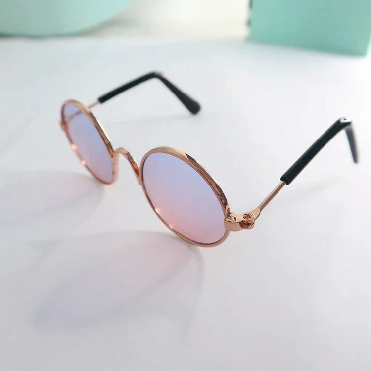 Vintage Round Pet Sunglasses