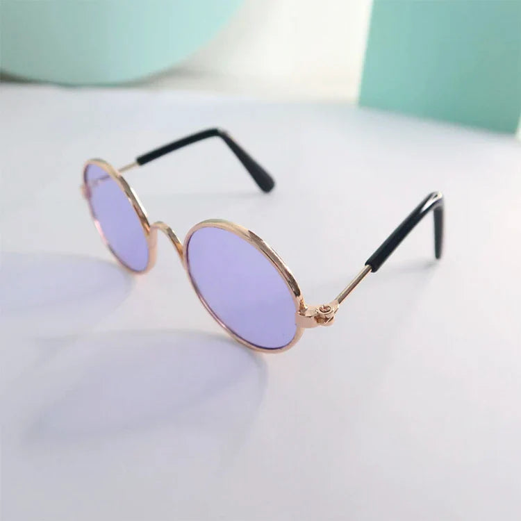 Vintage Round Pet Sunglasses