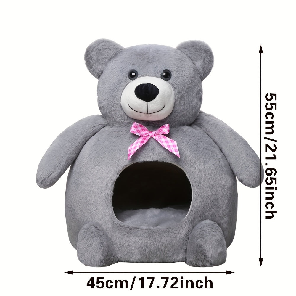 Teddy Bear Bed for Cats and Dogs