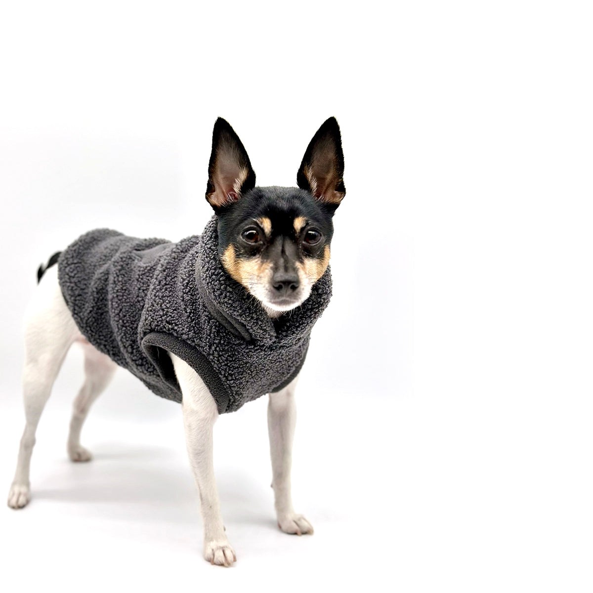 Cozy Sherpa Fleece Pullover - Smoke