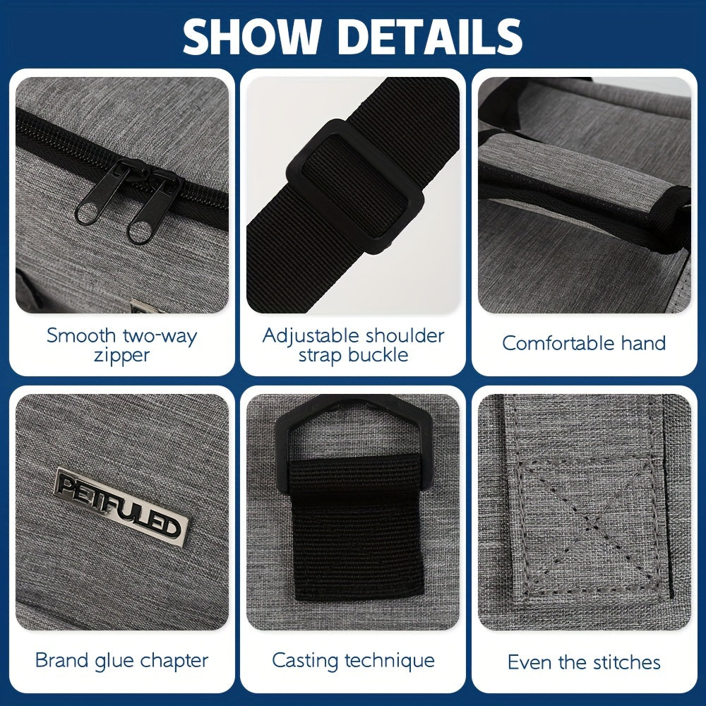 Pet Travel Bag - Airline Approved with Bowls & Containers