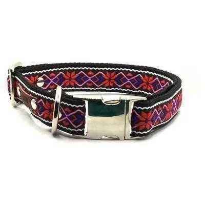 Personalised Large Breed Cotton Dog Collar