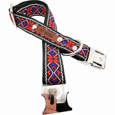 Personalised Large Breed Cotton Dog Collar