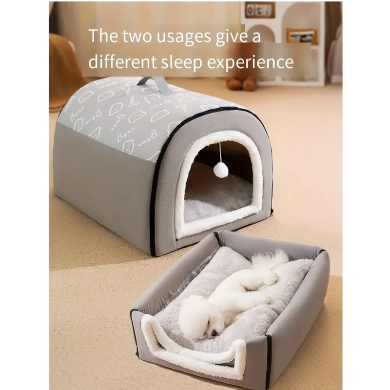 Warm Enclosed Pet Bed