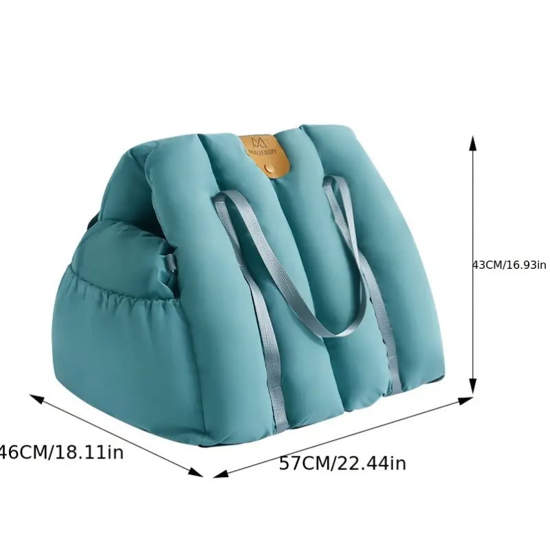 Portable Car Seat & Travel Bed for Small Pets